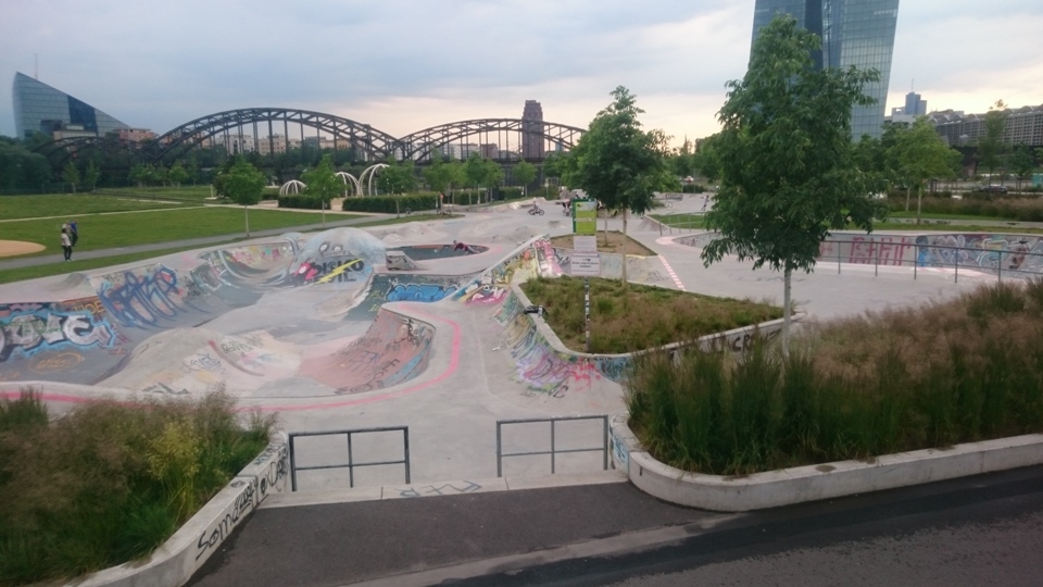 Skater-Anlage im Hafenpark